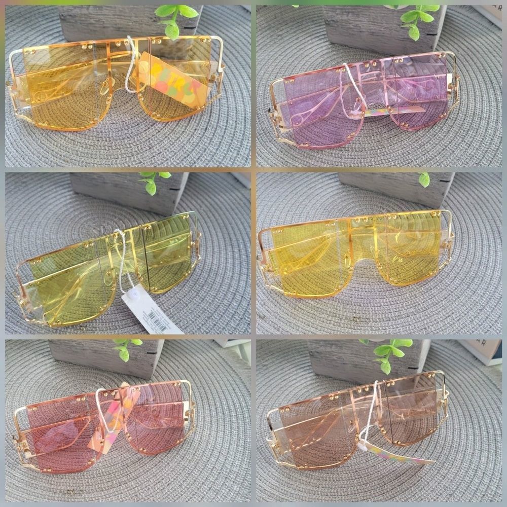 COPY - NEW TRENDY SQUARE FASHION WOMAN SUNGLASSESC 2026